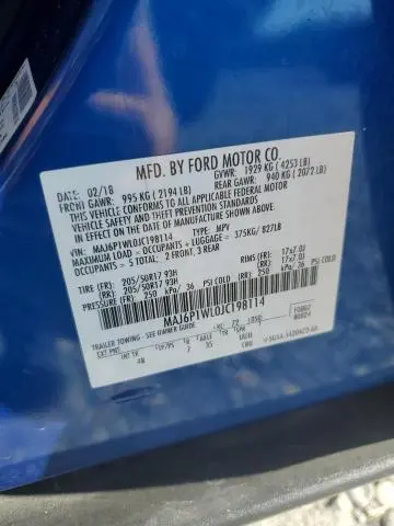 2018 FORD ECOSPORT TITANIUM  