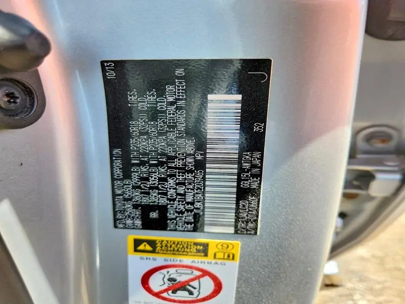 2014 LEXUS RX 350 BASE  