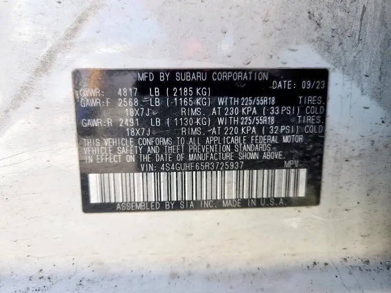 2024 SUBARU CROSSTREK SPORT  