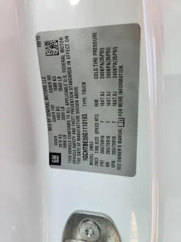 2016 CHEVROLET COLORADO   