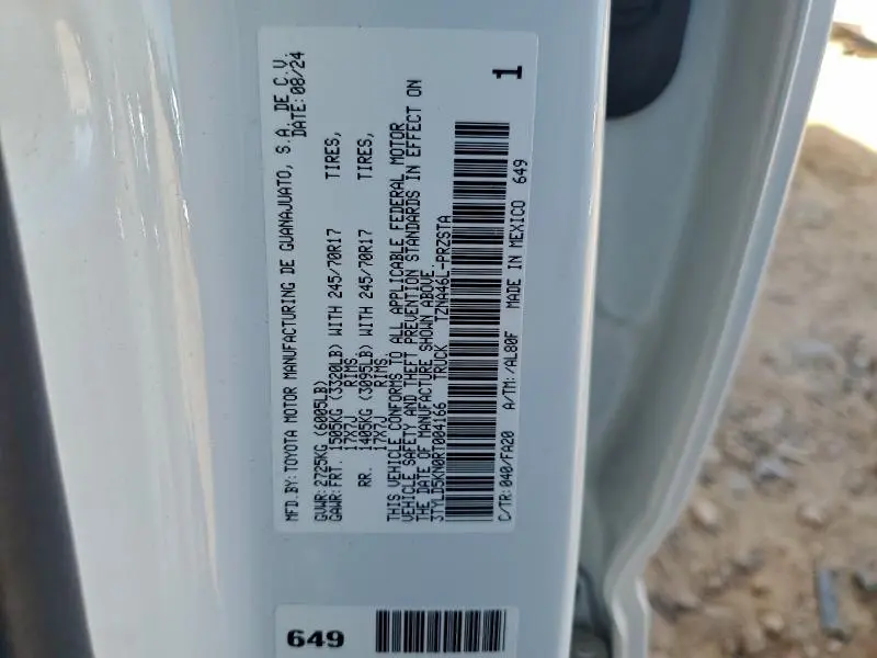 2024 TOYOTA TACOMA DOUBLE CAB  