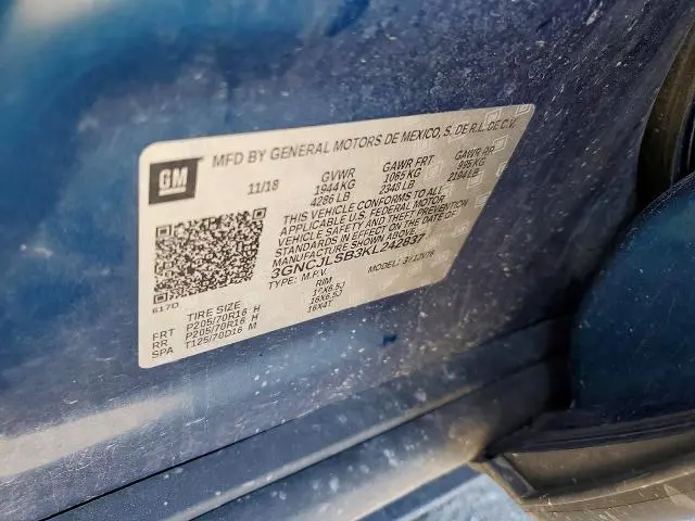 2019 CHEVROLET TRAX 1LT  