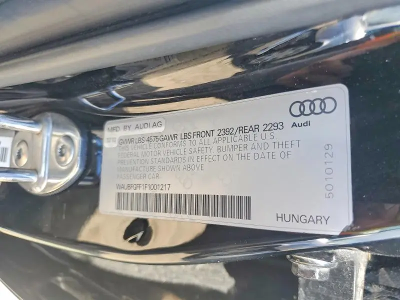 2015 AUDI A3 PREMIUM  