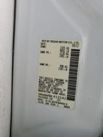 2017 NISSAN MAXIMA 3.5S  