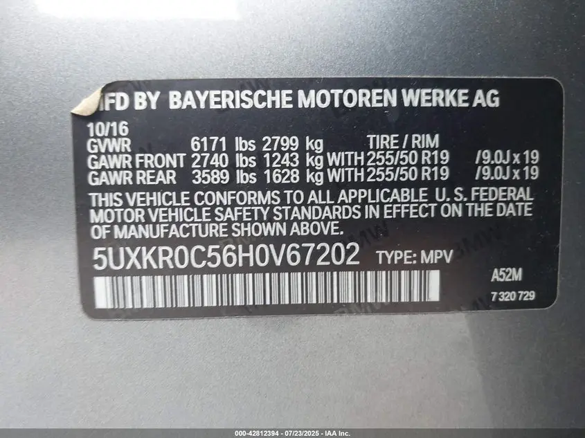 2017 BMW X5 XDRIVE35I