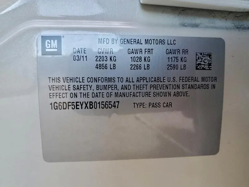 2011 CADILLAC CTS LUXURY COLLECTION  