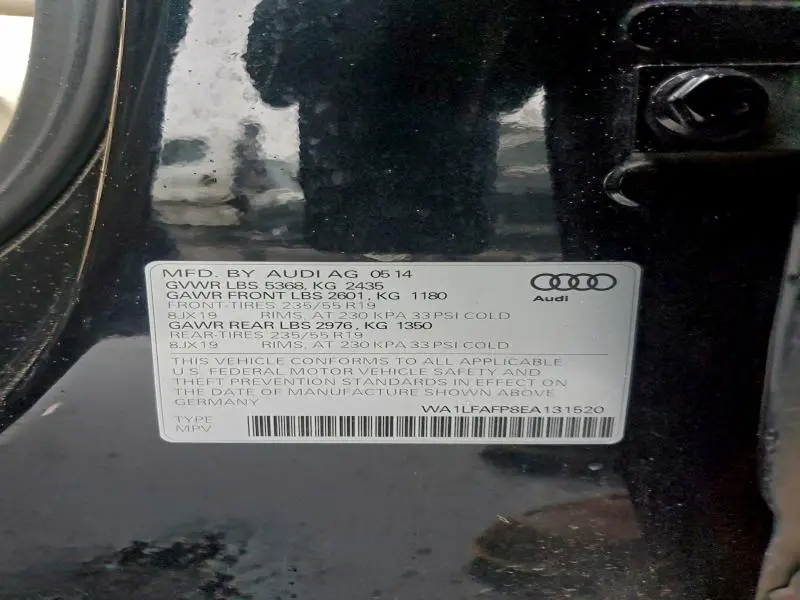 2014 AUDI Q5 PREMIUM PLUS  