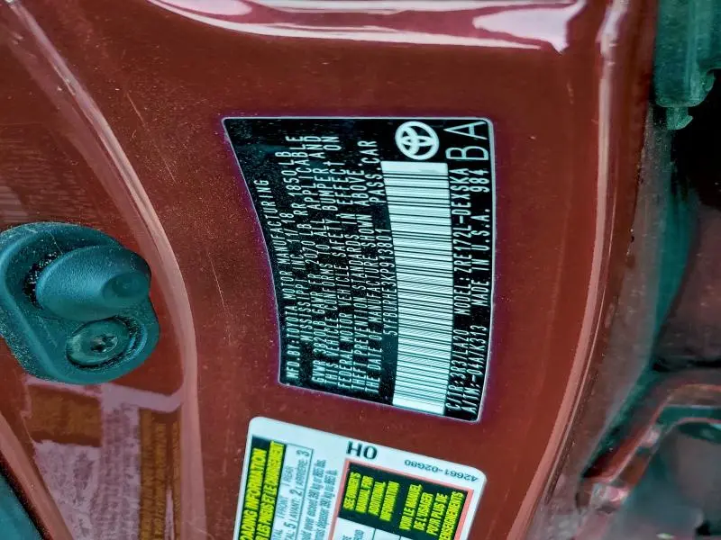 2019 TOYOTA COROLLA L  