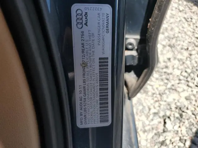 2012 AUDI A6 PREMIUM PLUS  