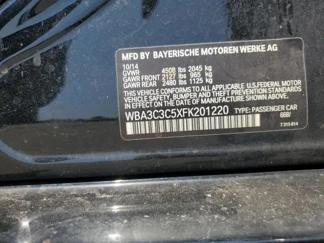 2015 BMW 320 I XDRIVE  