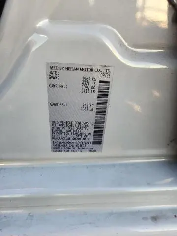 2025 NISSAN ALTIMA SR  