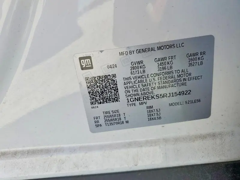 2024 CHEVROLET TRAVERSE LS  