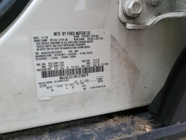 2019 FORD ECOSPORT SES  