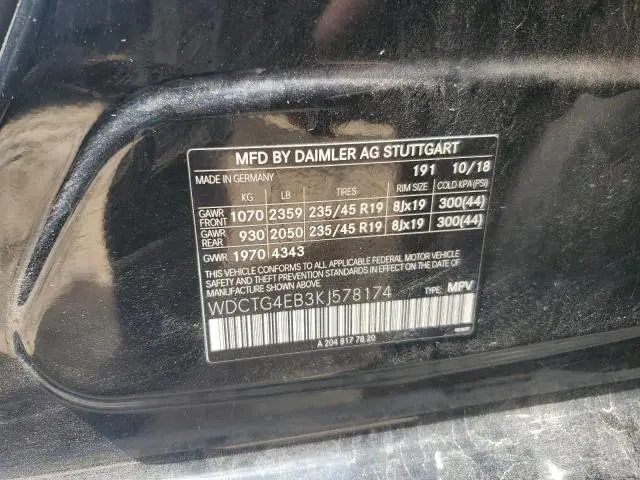 2019 MERCEDES-BENZ GLA 250  