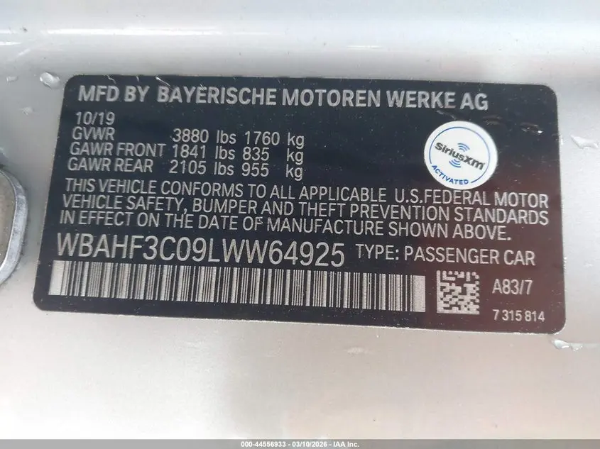 2020 BMW Z4 SDRIVE30I