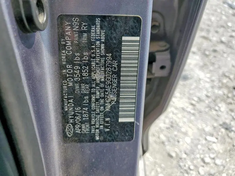 2016 HYUNDAI ACCENT SE  