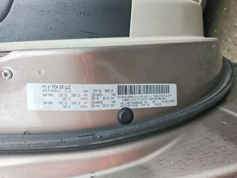 2017 CHRYSLER PACIFICA TOURING L PLUS  