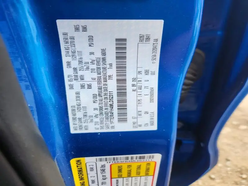 2021 FORD RANGER XL  