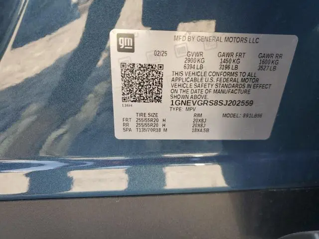 2025 CHEVROLET TRAVERSE LT  