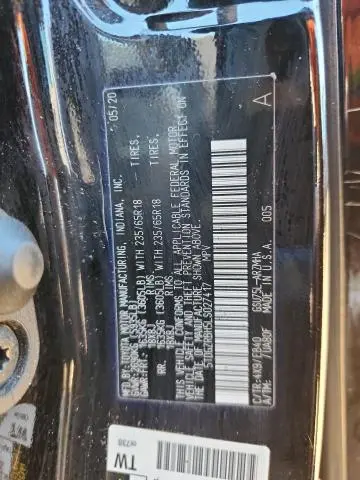 2020 TOYOTA HIGHLANDER XLE  