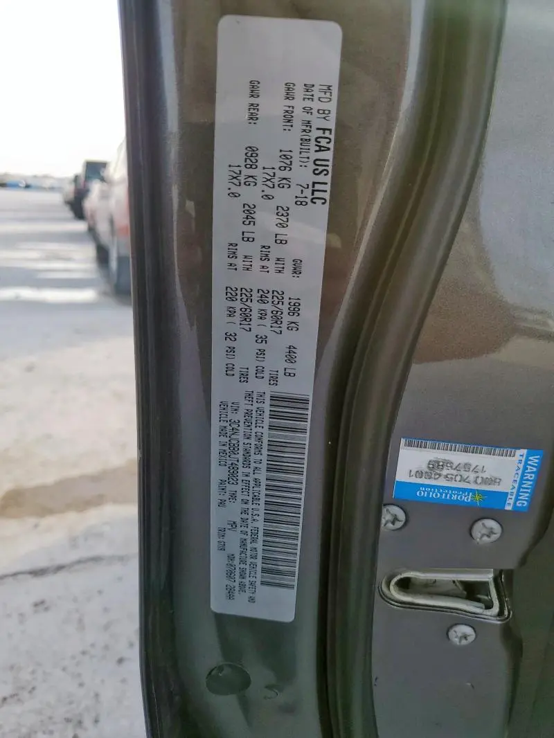 2018 JEEP COMPASS LATITUDE  