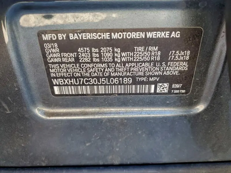 2018 BMW X1 SDRIVE28I  