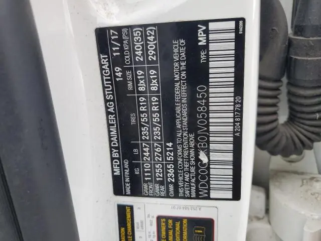 2018 MERCEDES-BENZ GLC 300 4MATIC  