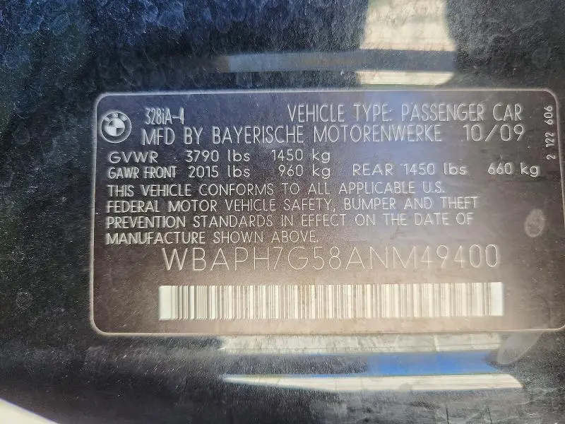 2010 BMW 328 I  