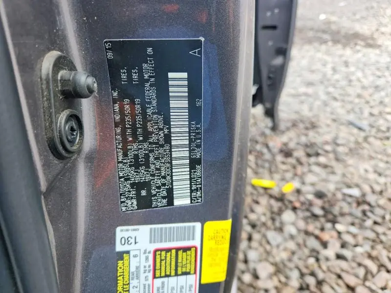 2015 TOYOTA SIENNA SPORT  