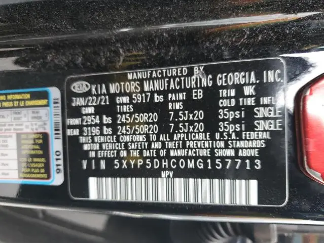 2021 KIA TELLURIDE SX