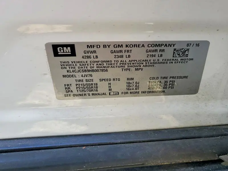 2017 BUICK ENCORE ESSENCE  