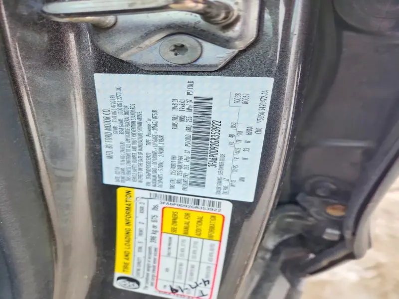 2016 FORD FUSION TITANIUM  