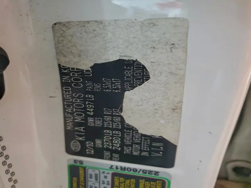 2011 KIA SPORTAGE LX  