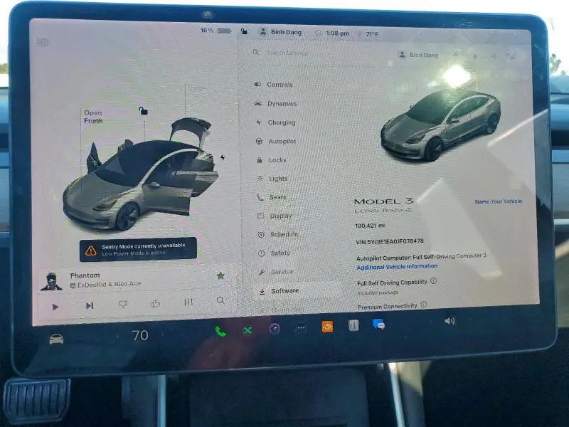 2018 TESLA MODEL 3   