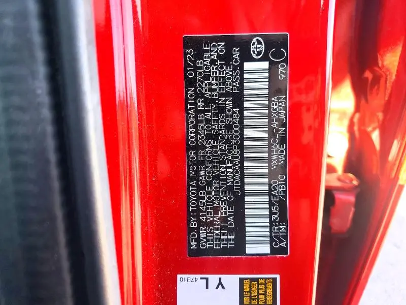 2023 TOYOTA PRIUS LE  