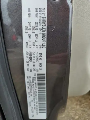 2015 DODGE GRAND CARAVAN SE  