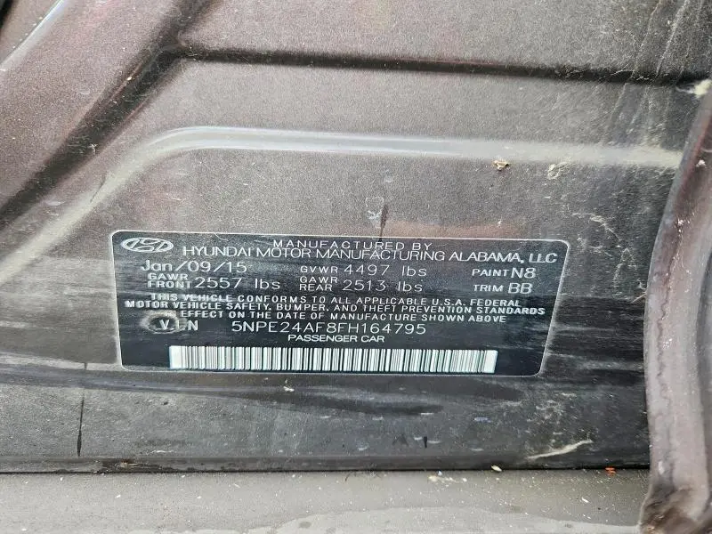 2015 HYUNDAI SONATA SE  
