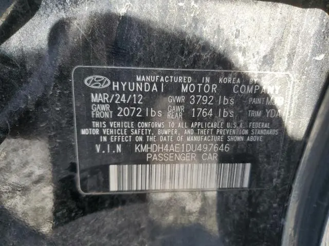 2013 HYUNDAI ELANTRA GLS  