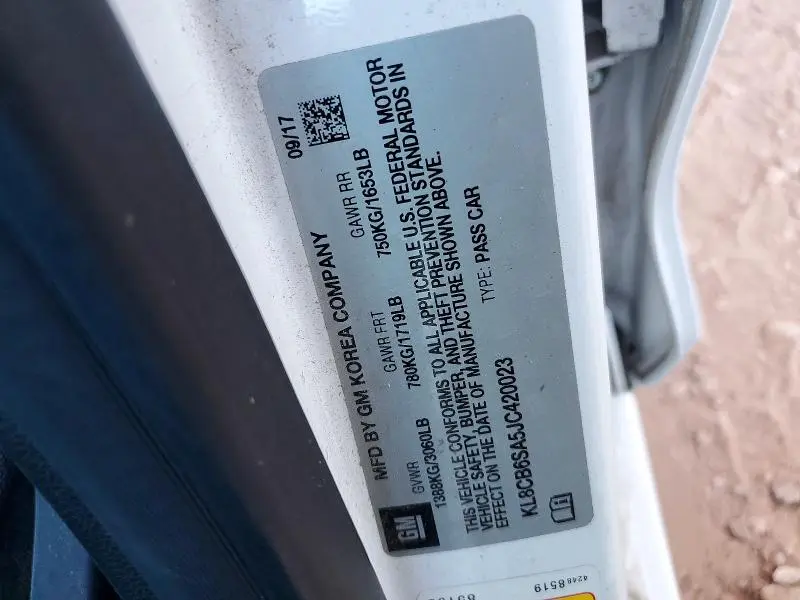 2018 CHEVROLET SPARK LS  