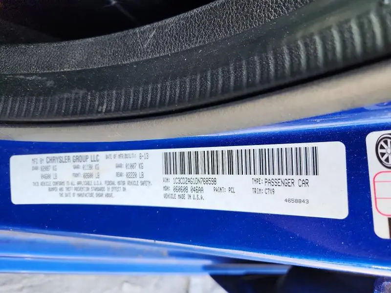 2013 DODGE AVENGER SE  