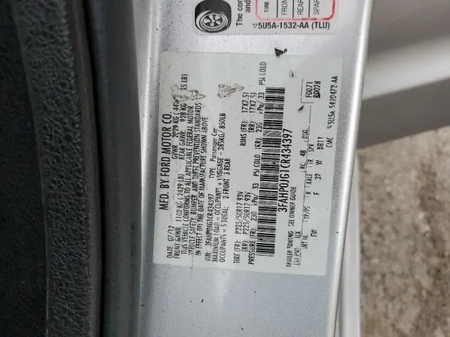 2012 FORD FUSION SEL  