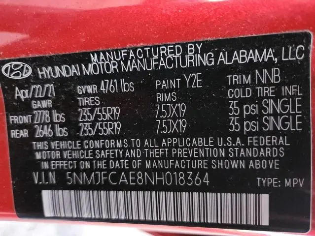 2022 HYUNDAI TUCSON SEL  