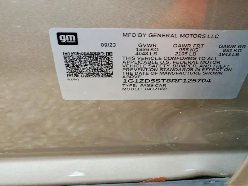 2024 CHEVROLET MALIBU LT  