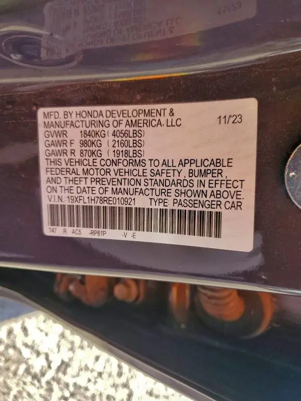 2024 HONDA CIVIC EXL  