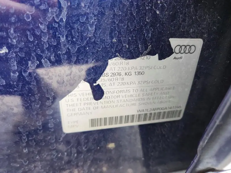 2016 AUDI Q5 PREMIUM PLUS  