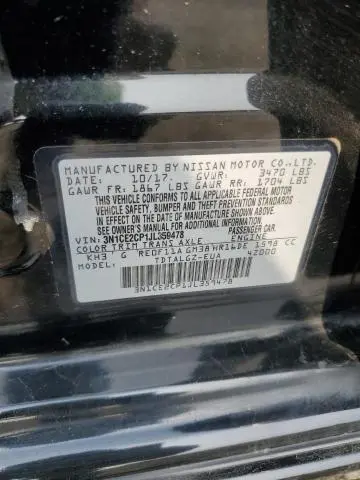 2018 NISSAN VERSA NOTE S  