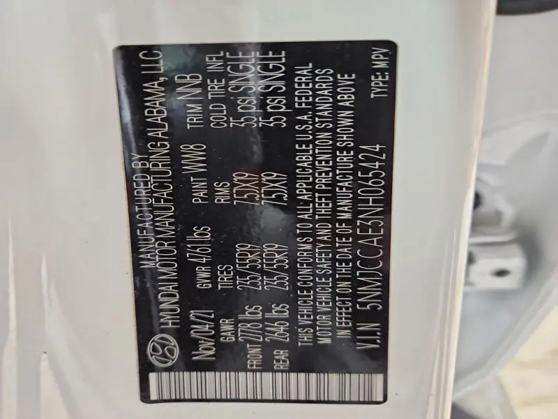 2022 HYUNDAI TUCSON SEL  