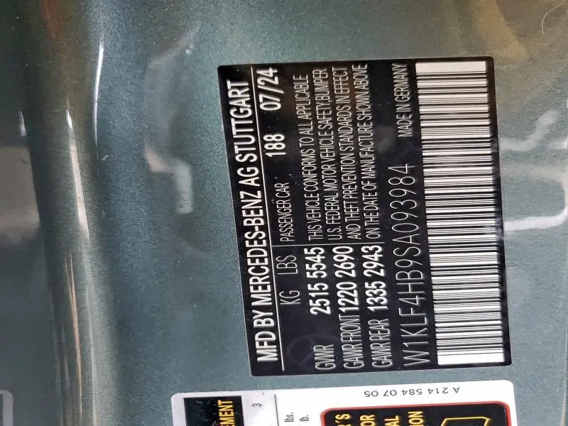 2025 MERCEDES-BENZ E 350 4MATIC  