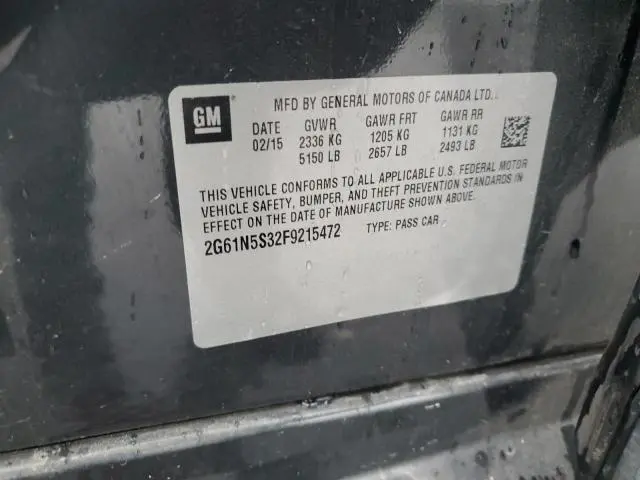 2015 CADILLAC XTS LUXURY COLLECTION  