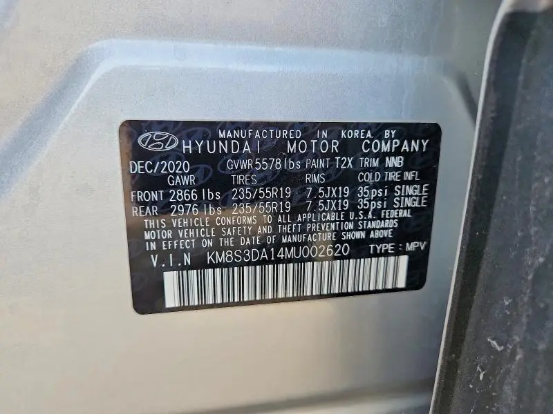 2021 HYUNDAI SANTA FE SEL PREMIUM  